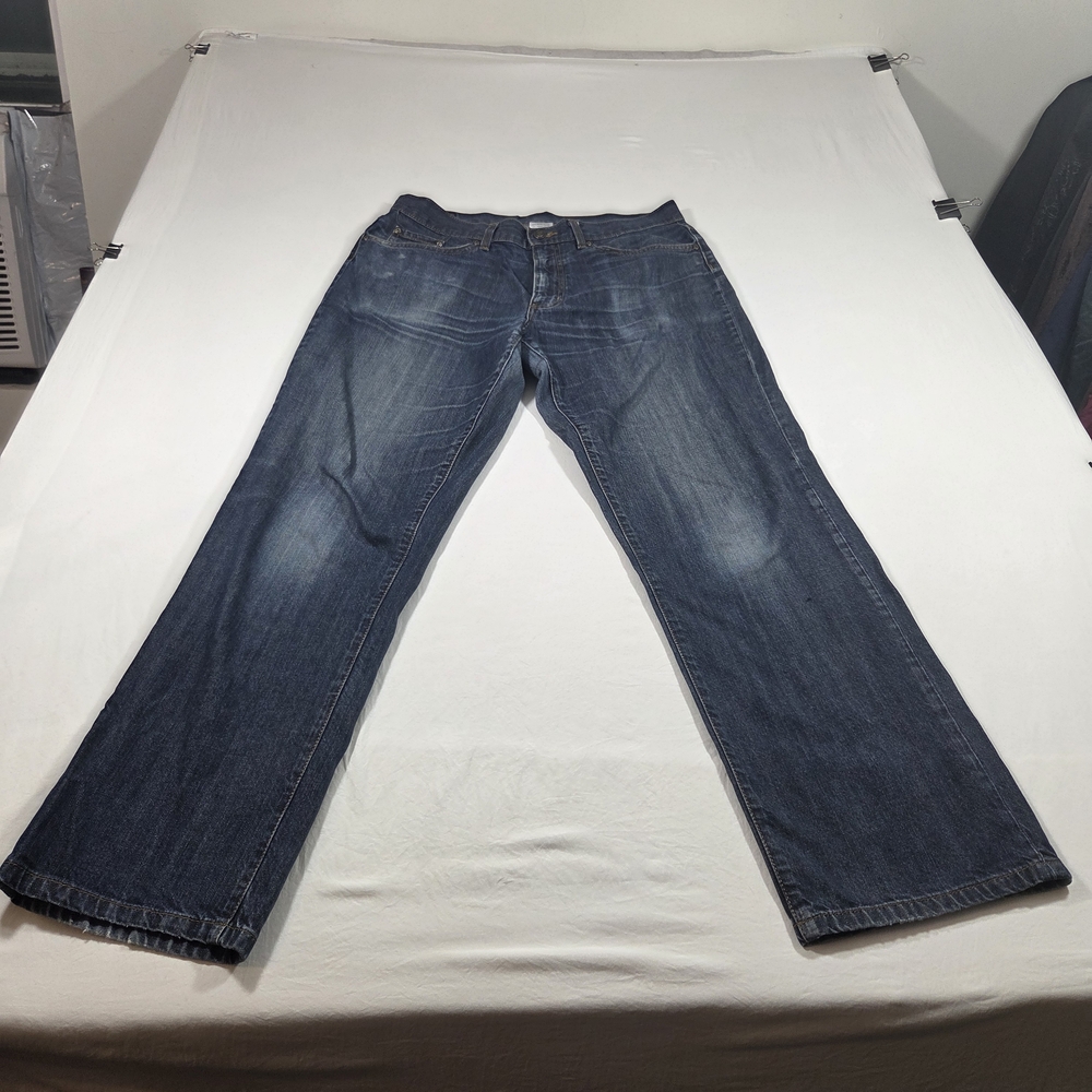 Patagonia Men's Jeans Relaxed Fit Denim Organic Cotton Size 34 Distressed Black
